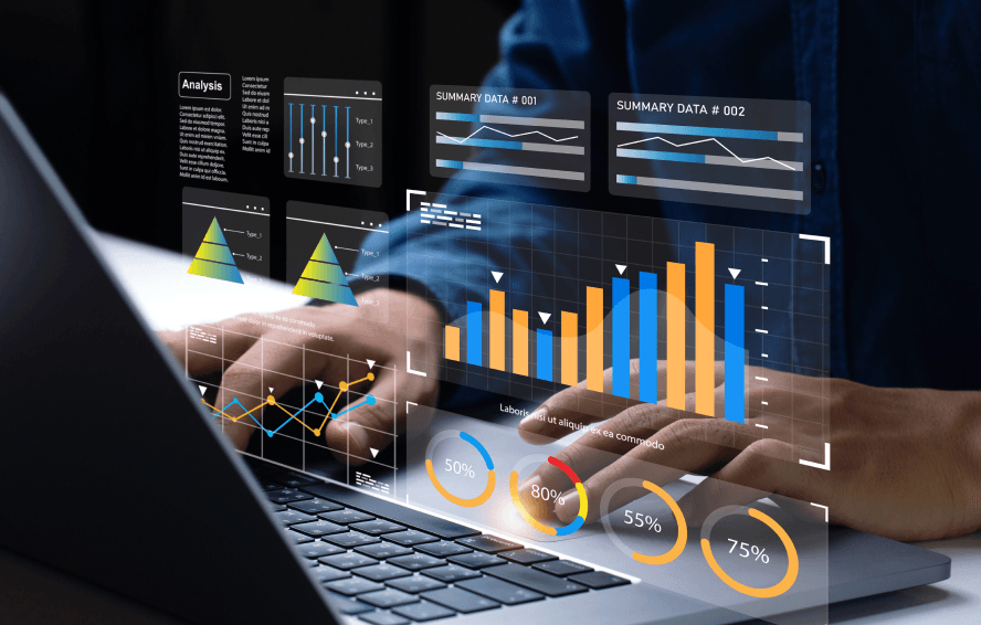 Reports on screen