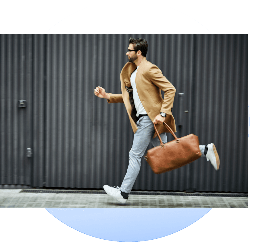 Man running