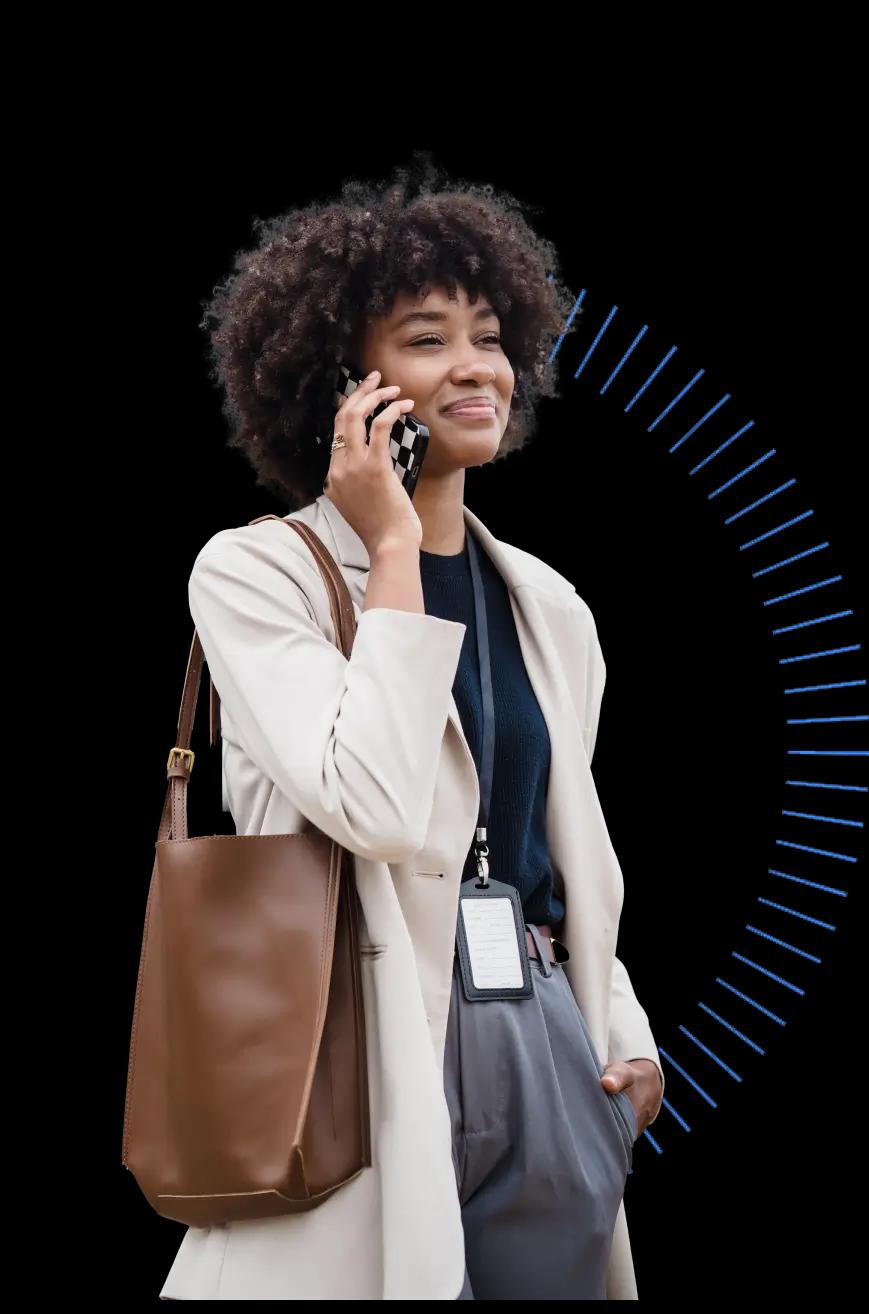 Girl with Mobile